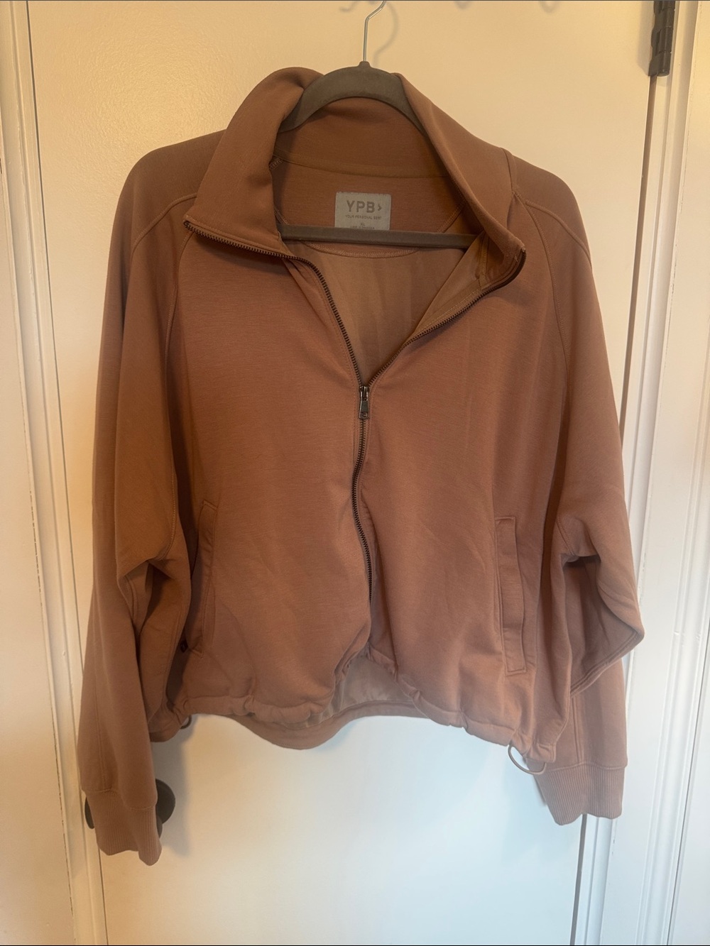 YPB Taupe Zip-Up Women's Jacket XL